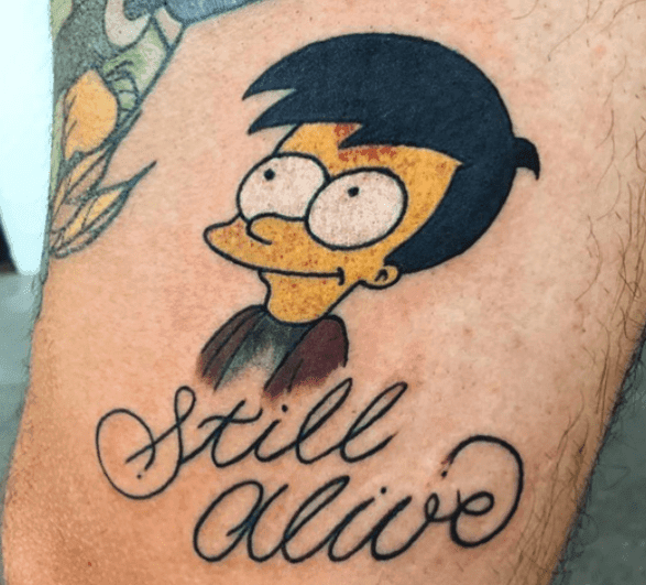 Los mejores tatuajes de los Simpson