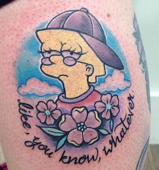 Los mejores tatuajes de los Simpson