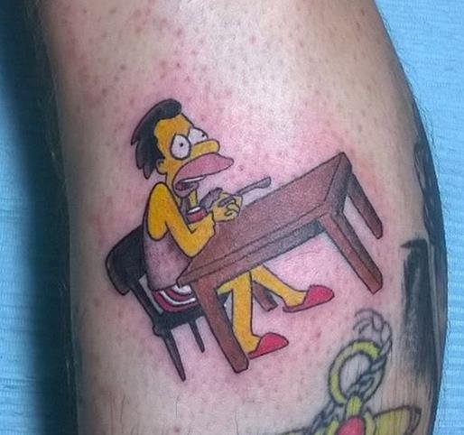 Los mejores tatuajes de los Simpson