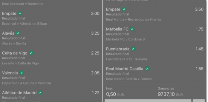 Ruben Castro hace ganar a un joven 9000 euros en una apuesta