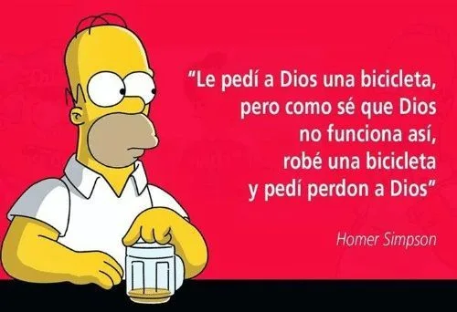 Frases ateas en los Simpson