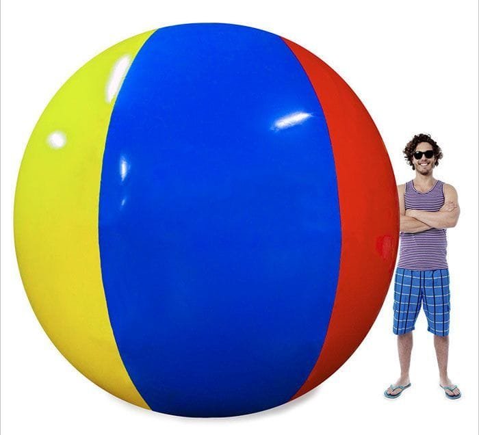 Una pelota hinchable gigante que cuesta casi 100 dolares Una pelota hinchable gigante que cuesta casi 100 dolares