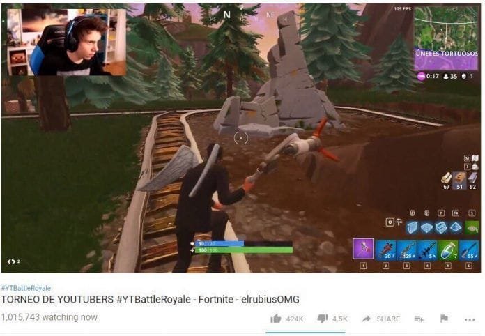 DZKu5T5WkAA37lY El nuevo récord de ElRubius en YouTube.