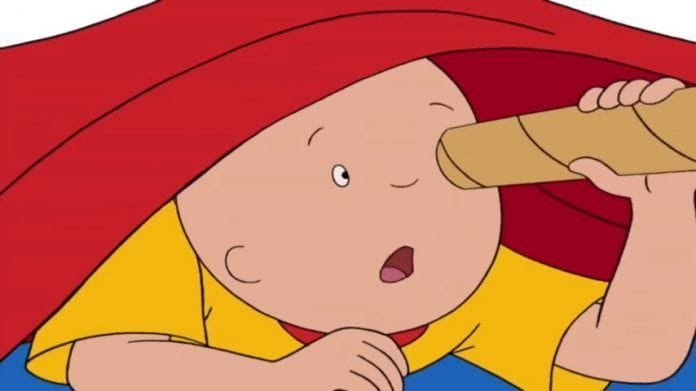 caillou La extraña forma de divertirse de Caillou