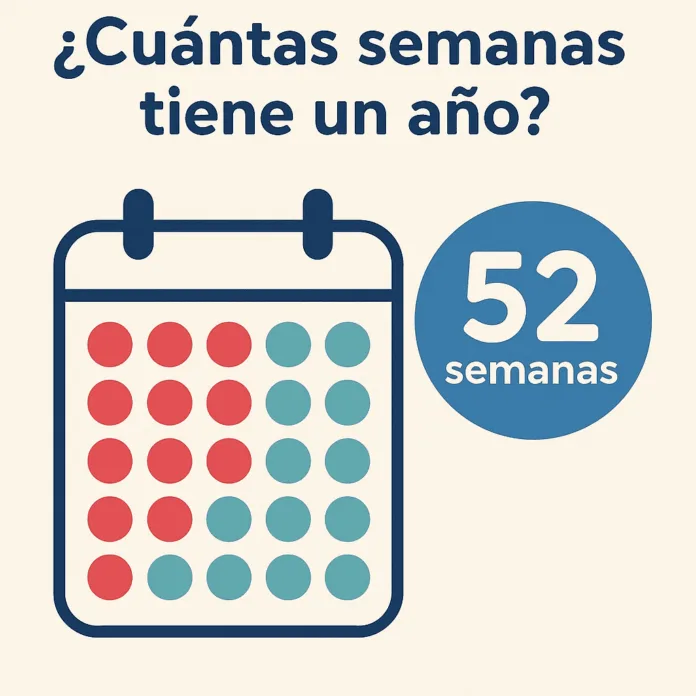 ¿Cuántas semanas tiene un año? ¿Cuántas semanas tiene un año?