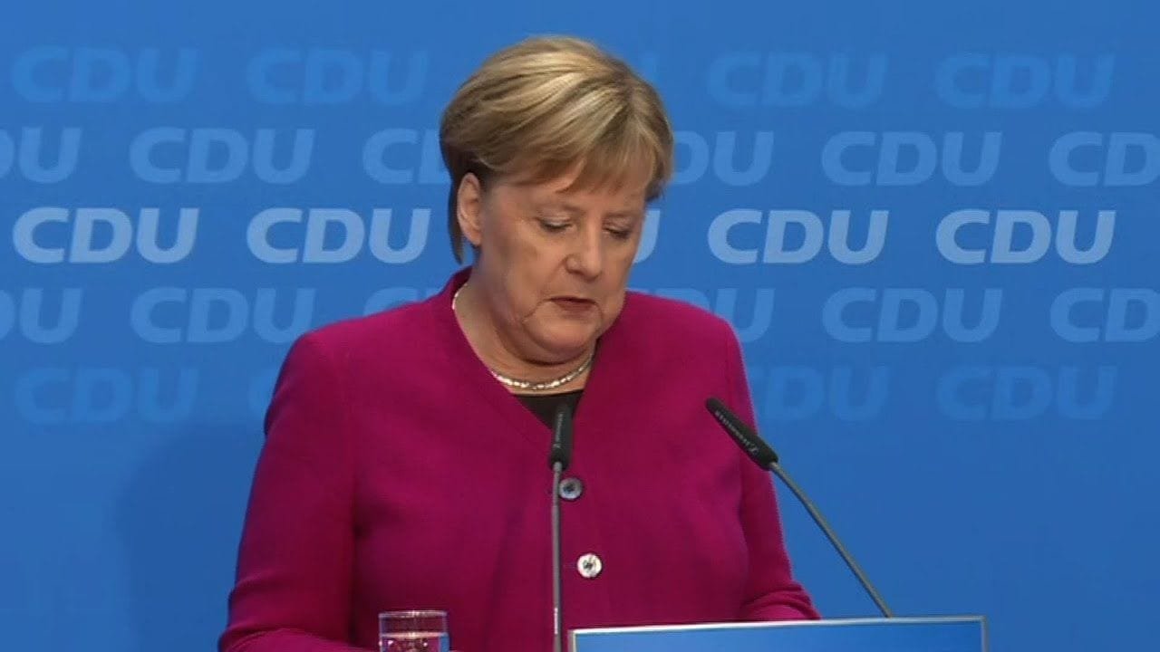 Angela Merkel anuncia su retirada del mundo de la política