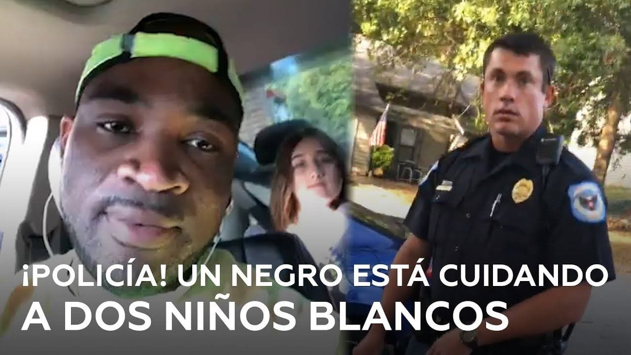 Una mujer llama a la policía al ver a un hombre negro con dos niños blancos