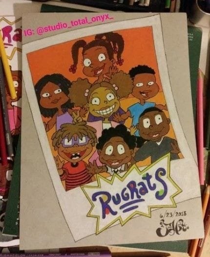 ¿Cómo serían los dibujos animados si los personajes fueran negros?