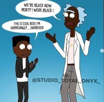 ¿Cómo serían los dibujos animados si los personajes fueran negros?