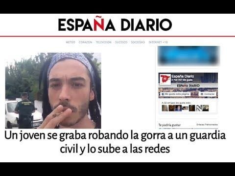 ESPAÑA DIARIO LE ACUSA DE ROBAR A UN GUARDIA CIVIL