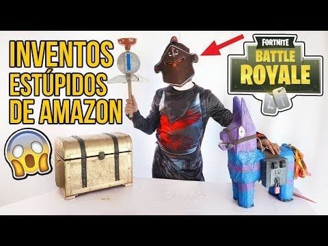 3 Inventos MUY ESTÚPIDOS de AMAZON - DISFRACES DE FORTNITE