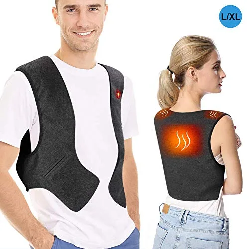 Chaleco calefactable por USB solo 13,9€