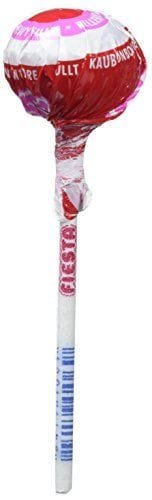 Fiesta Kojak Caramelo con Palo Relleno de Caramelo Masticable Sabor Cereza y Fresa - 100 Piezas 100 Chupa Chups Kojab de Fiesta sabor cereza y fresa Ganga de 15€