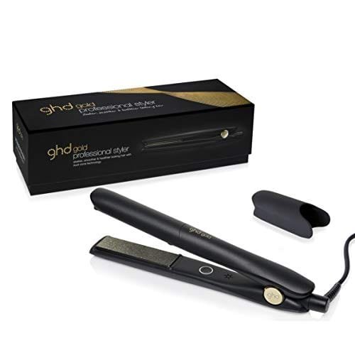 ghd gold styler - Plancha de pelo profesional para todo tipo de cabello. Tecnología dual-zone: dos sensores para garantizar una temperatura homogénea. Perfecta para alisar, crear ondas o rizos. Plancha del pelo profesional GHD Gold Styler precio chollo 119,6€