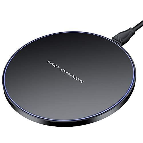 Limxems - Cargador rápido inalámbrico de 10 W para iPhone X /8/8 Plus, Samsung Galaxy S9 /S8 /S8 Plus /S7 /S6 Edge/Note 8 /Note 5 y Todos los Dispositivos compatibles con Qi Cargador Inalámbrico de 10W !Superchollo!