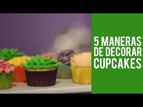 5-maneras-de-decorar-cupcakes 5 Maneras de Decorar Cupcakes