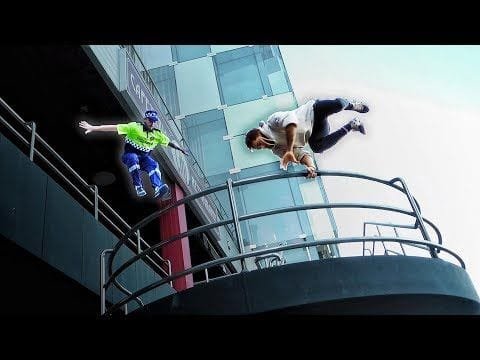 5 MANERAS de ESCAPAR de la POLICIA haciendo PARKOUR ???????? Parte 2