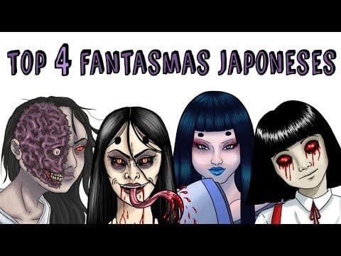 TOP 4 FANTASMAS JAPONESES | Draw My Life ¿Te acuerdas de?