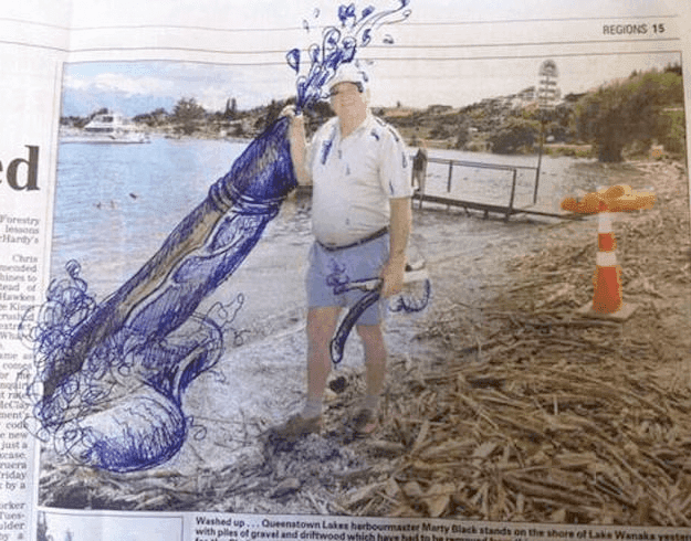 Dibujos de penes en la prensa