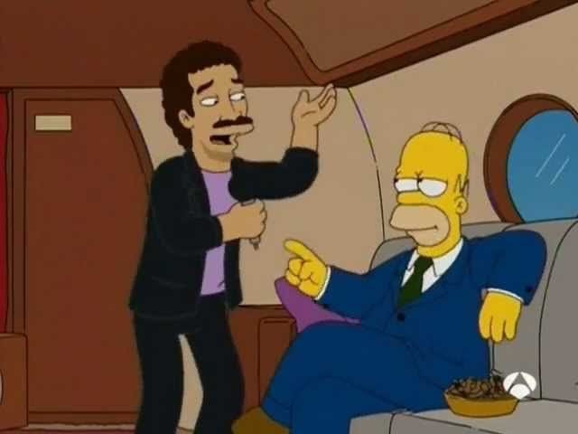 Lionel Richie say you say me en los Simpson