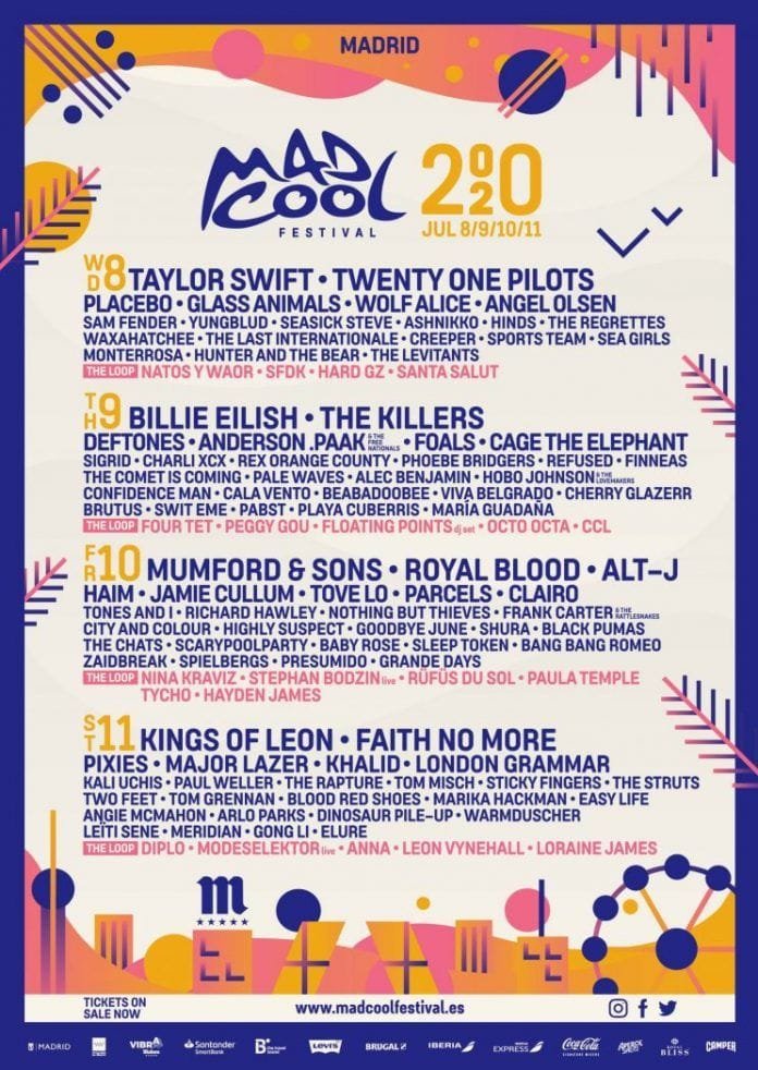Este es el cartel del Mad Cool 2020