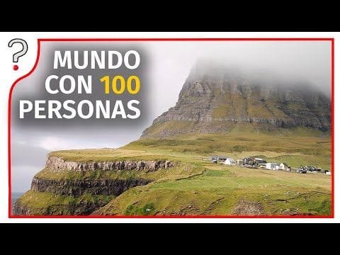 ¿Cómo sería un mundo con tan solo 100 habitantes?