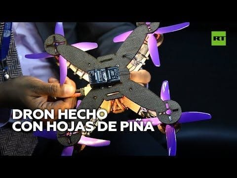 Investigadores de Malasia presentan un dron hecho con hojas de piña