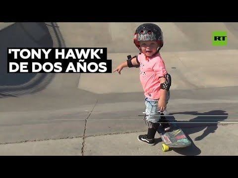 Un Skater de 2 años se hace viral en las redes sociales