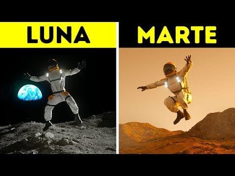 ¿Cómo de alto saltarías si vivieses en otro planeta?