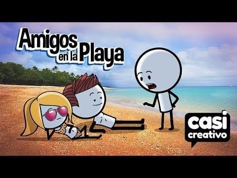Los diferentes tipos de amigos en la playa
