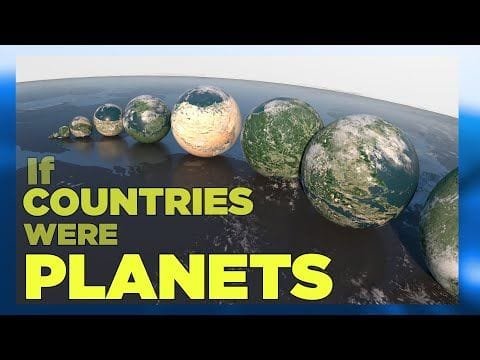 SI los PAÍSES fueran PLANETAS