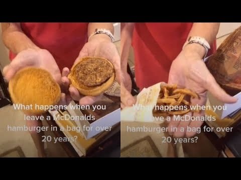 Una hamnurguesa con patatas 24 años después