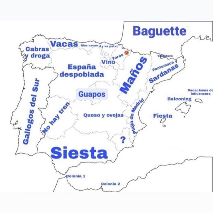 El mapa que consigue molestar a todos los españoles