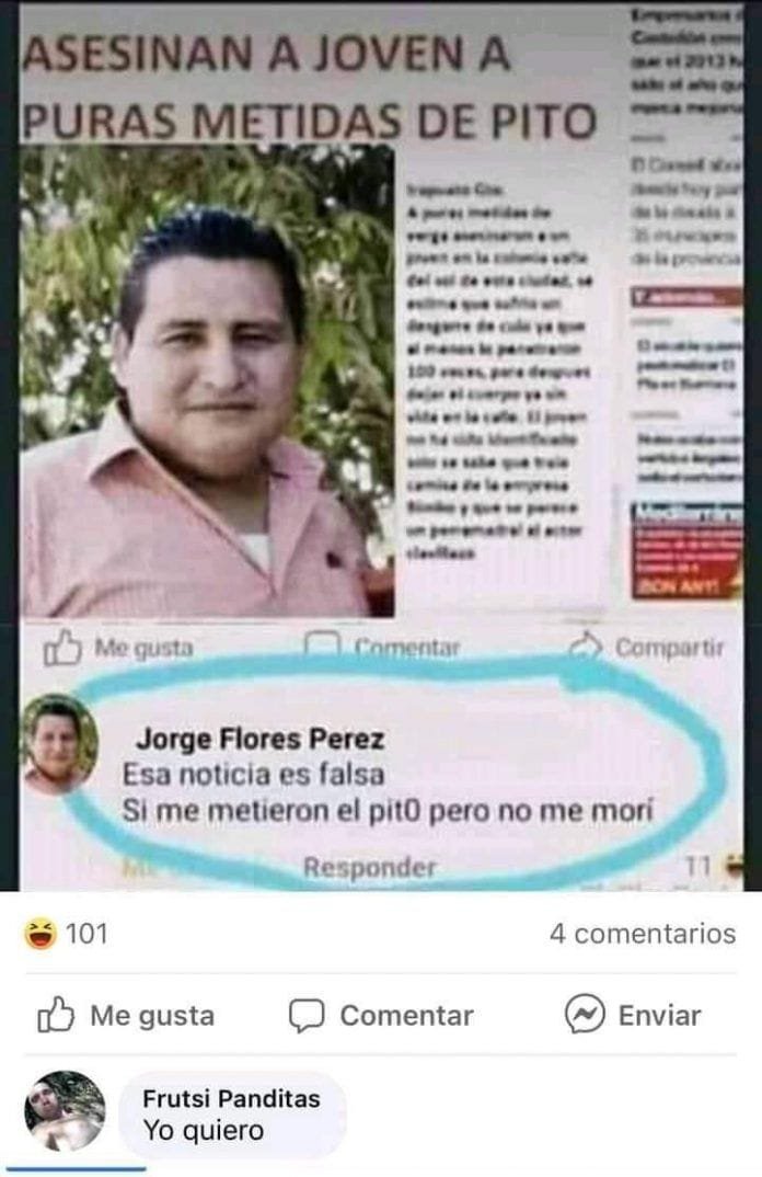 Asesinan A Joven A Puras Metidas De Pito