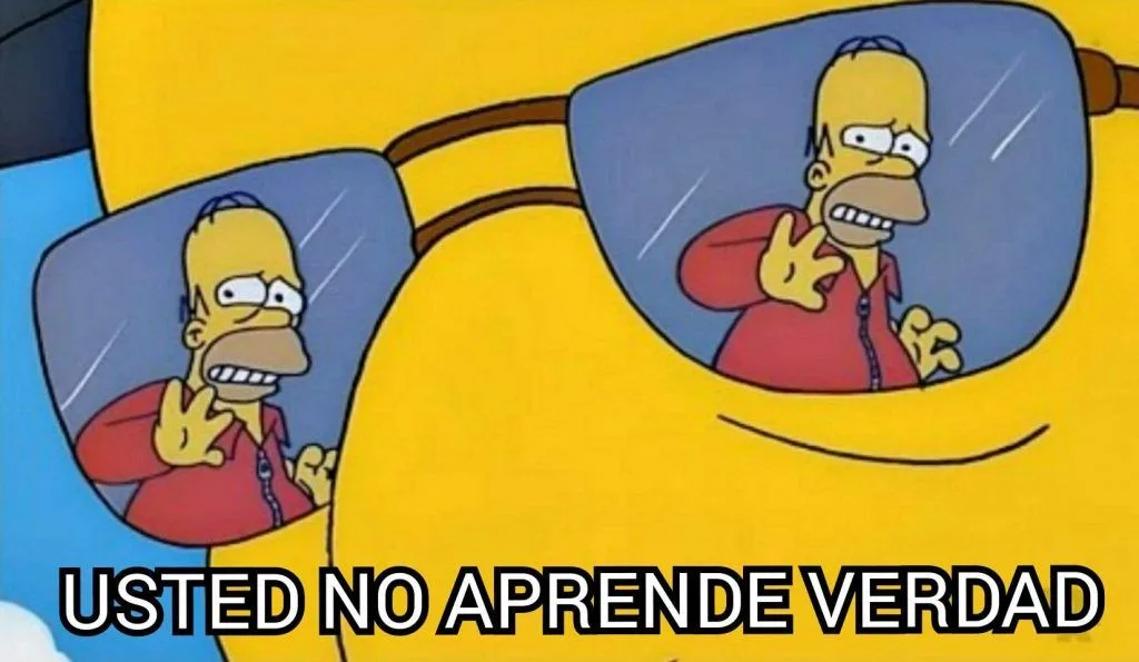 usted-no-aprende-verdad-meme Usted no aprende verdad