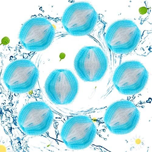 Bolas de Lavado, 20 Piezas Bolas de Lavandería Pelotas de Limpieza para Lavar Bolas de Secado Pelota de Lavandería Mascotas, para Lavadora y Secadora (azul)