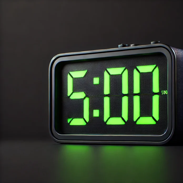 despertarse a las 5 de la mañana significado espiritual​