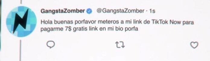 Gangsta Zomber estafador