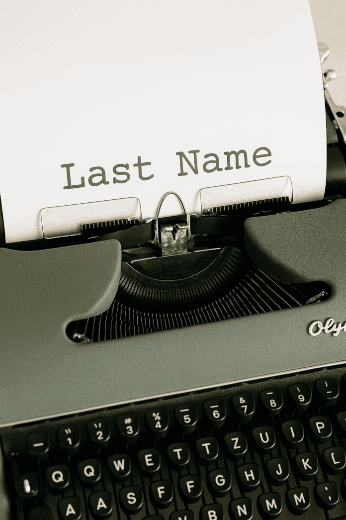 Last name