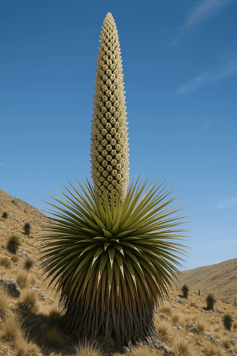 ¿Qué planta puede tardar más de 100 años en florecer?