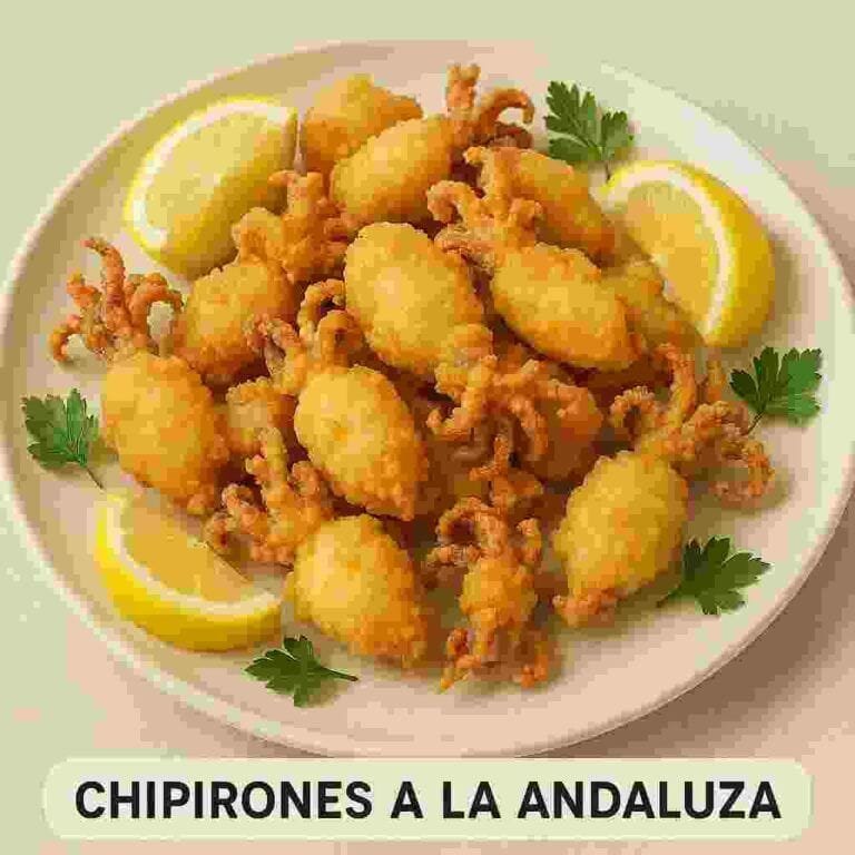 Chipirones a la andaluza: receta tradicional con sabor a mar y rebozado crujiente