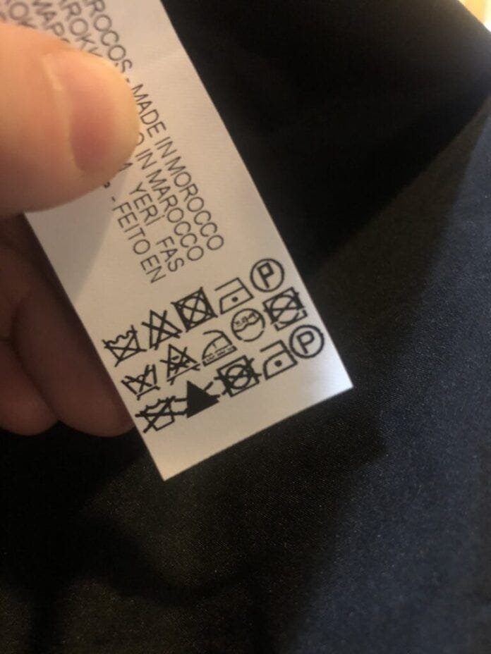 símbolos de lavado símbolos de lavado