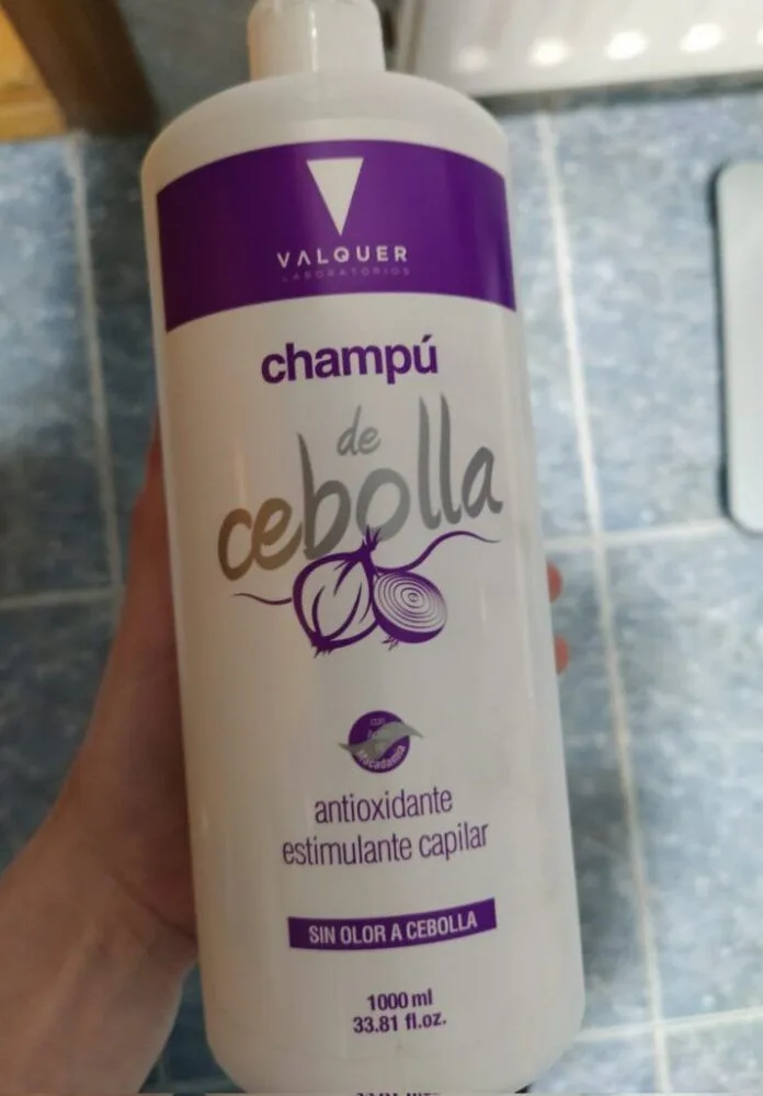 Champú de cebolla