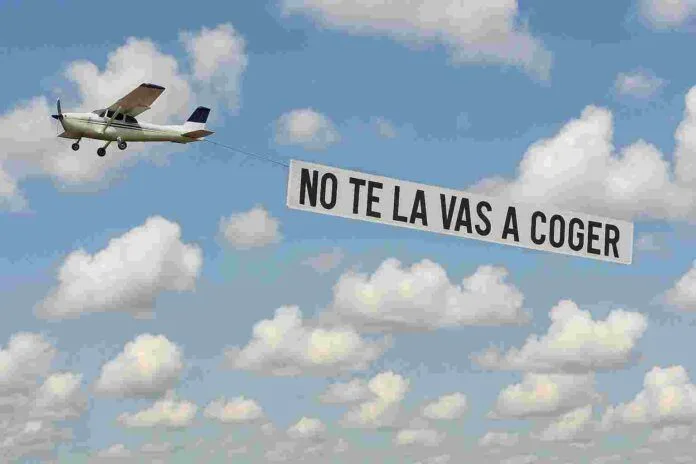 no te la vas a coger