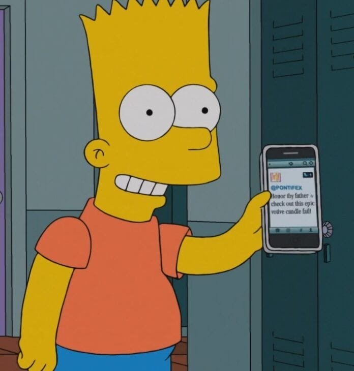 pontifex los simpson