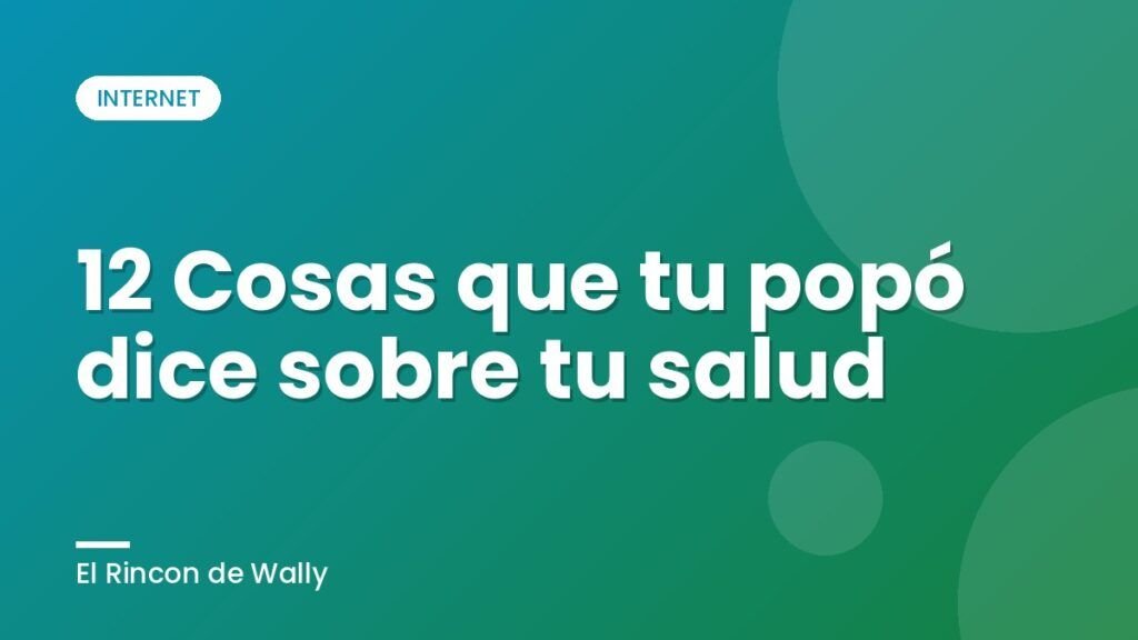 12 Cosas que tu popó dice sobre tu salud 12 Cosas que tu popó dice sobre tu salud