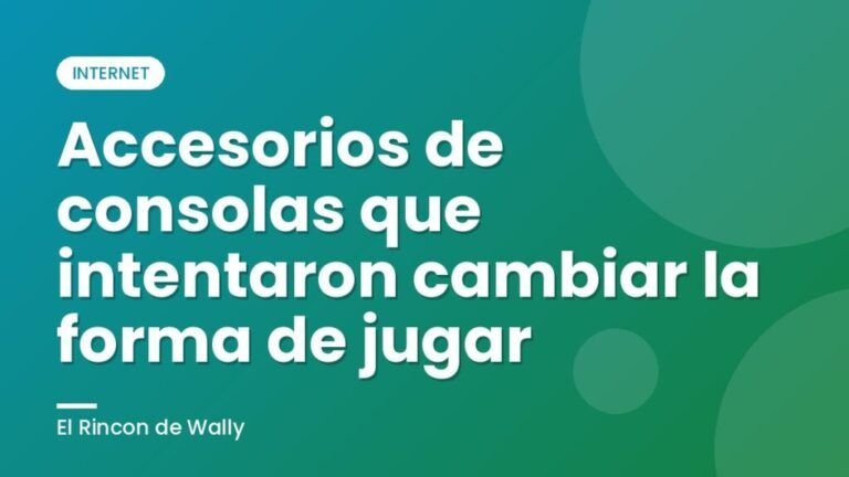 Accesorios de consolas que intentaron cambiar la forma de jugar