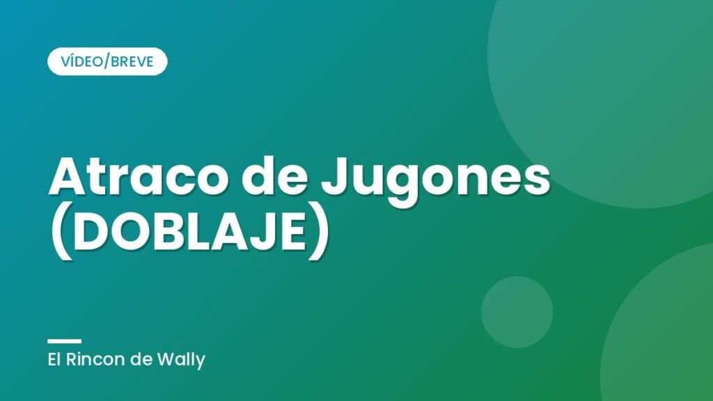 Atraco de Jugones (DOBLAJE)