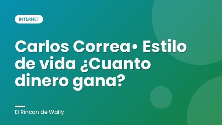 Carlos Correa• Estilo de vida ¿Cuanto dinero gana?