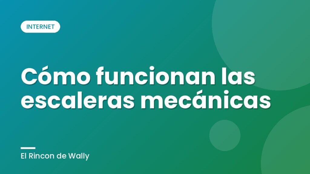 Cómo funcionan las escaleras mecánicas